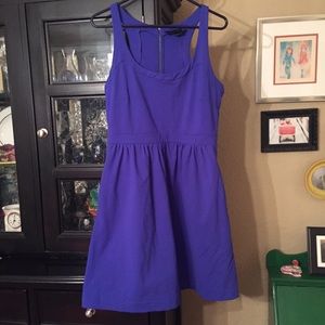 Cynthia Rowley royal blue racerback dress
